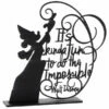 Hallmark Disney Sorcerer Mickey Do The Impossible Metal Quote Figurine