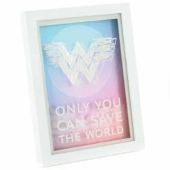 DC Comics™ Wonder Woman 1984™ Save The World Framed Quote Sign