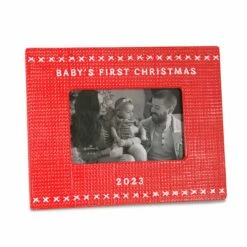 Hallmark Baby's First Christmas 2023 Dated Picture Frame, 4x6