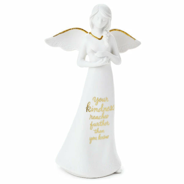 Hallmark Your Kindness Reaches Angel Figurine, 8.25" 1 Hallmark Your Kindness Reaches Angel Figurine, 8.25"