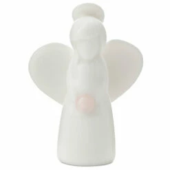 Hallmark Rose Quartz Angel Of Love Mini Angel Figurine, 2"