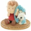 Hallmark Peanuts® Linus And Snoopy Wrapped In Friendship Mini Figurine, 3.88"