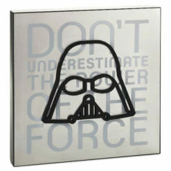 Hallmark Star Wars™ Darth Vader™ Power Of The Force Wood Quote Sign