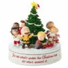 Hallmark Peanuts® Gang Around Christmas Tree Holiday Musical Tabletop Figurine