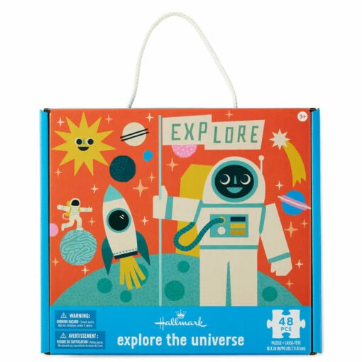 Hallmark Explore The Universe 48-Piece Floor Puzzle -Outlet Hallmark Store Astronauts in Space 48Piece Kids Floor Jigsaw Puzzle 1PUZ1436 01