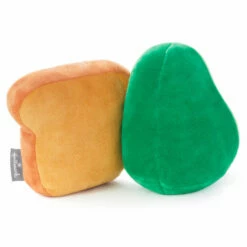 Hallmark Better Together Avocado And Toast Magnetic Plush, 5" -Outlet Hallmark Store Avocado and Toast Magnetic Plush 1KID2091 03