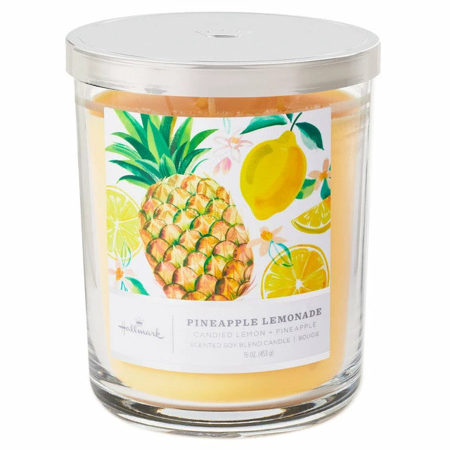 Hallmark Pineapple Lemonade 3-Wick Jar Candle, 16 Oz. 1 Hallmark Pineapple Lemonade 3-Wick Jar Candle, 16 Oz.
