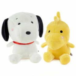 Hallmark Better Together Peanuts® Snoopy And Woodstock Magnetic Plush, 5.25" -Outlet Hallmark Store Better Together Peanuts Snoopy Woodstock Magnetic Plush 1BTG1003 04
