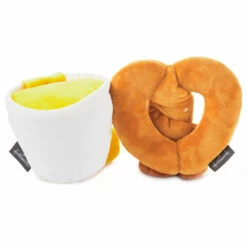 Hallmark Better Together Pretzel And Cheese Dip Magnetic Plush, 5" -Outlet Hallmark Store Better Together Pretzel and Cheese Dip Magnetic Plush 1KID2093 03