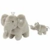Hallmark Big And Little Elephant Singing Stuffed Animals With Motion, 8"