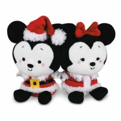 Hallmark Better Together Disney Mickey And Minnie Holiday Magnetic Plush, Set Of 2