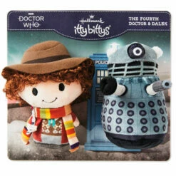 Hallmark Itty Bittys® Doctor Who The Fourth Doctor And Dalek Plush, Set Of 2 -Outlet Hallmark Store Doctor Who Fourth Doctor and Dalek Plush itty bittys 1KDD2078 03