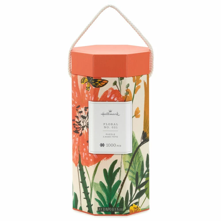 Hallmark Floral No. 021 1,000-Piece Jigsaw Puzzle 1 Hallmark Floral No. 021 1,000-Piece Jigsaw Puzzle