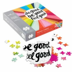 Hallmark Good Vibes 550-Piece Jigsaw Puzzle -Outlet Hallmark Store Good Vibes Colorful Rays 550Piece Jigsaw Puzzle 1PUZ1440 02