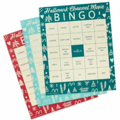 Hallmark Channel Movie Bingo Game Pad -Outlet Hallmark Store Hallmark Channel Bingo TearOff Game Pad 1XKT3502 03