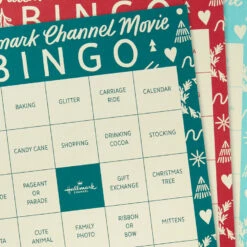 Hallmark Channel Movie Bingo Game Pad -Outlet Hallmark Store Hallmark Channel Bingo TearOff Game Pad 1XKT3502 04