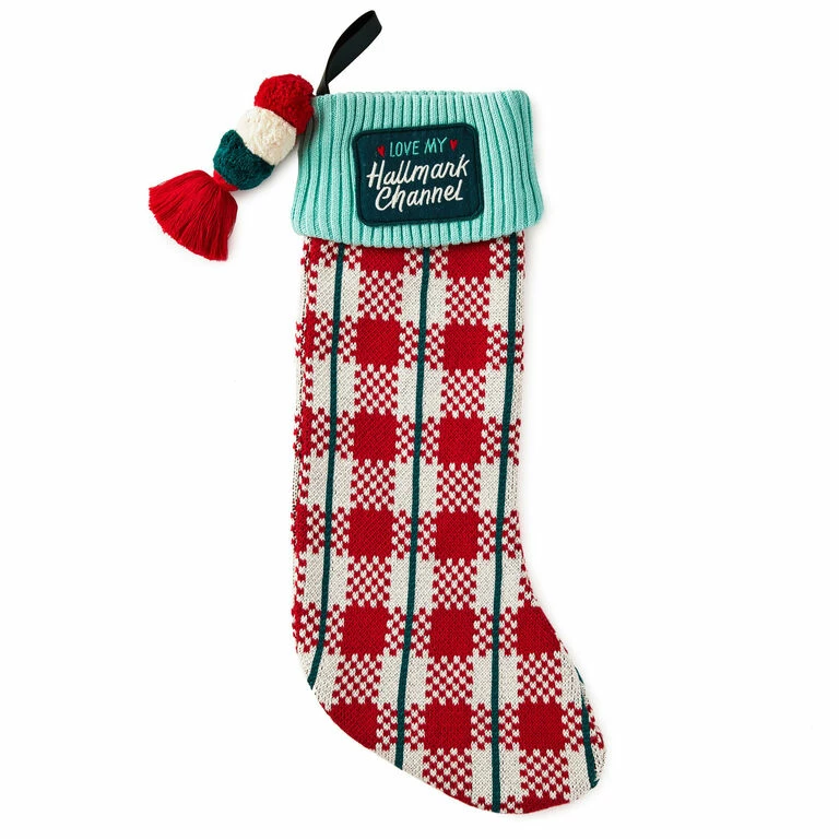 Hallmark Channel Love Holiday Knit Stocking 1 Hallmark Channel Love Holiday Knit Stocking