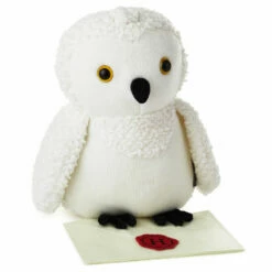 Hallmark Harry Potter™ Hedwig™ Stuffed Animal, 9" -Outlet Hallmark Store Harry Potter Hedwig Owl Knitted Stuffed Animal 1BBY4812 03