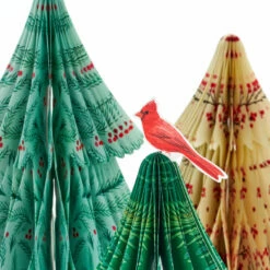 Front Page -Outlet Hallmark Store Honeycomb Trees 3D PopUp Christmas Decorations Set 1999XPJ8046 02