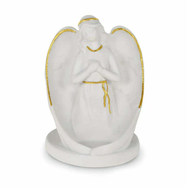 Hallmark Bereavement Angel Figurine Tea-Light Holder, 4.87" 1 Hallmark Bereavement Angel Figurine Tea-Light Holder, 4.87"