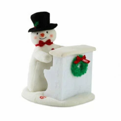 Hallmark 20th Anniversary Sing-Along Showman Snowman Plush With Sound, Light And Motion
