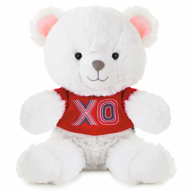 Hallmark Hugs & Kisses Bear Stuffed Animal, 9" 1 Hallmark Hugs & Kisses Bear Stuffed Animal, 9"