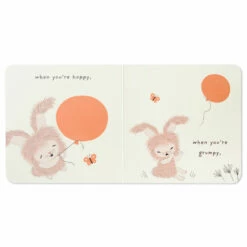 Hallmark MopTops Angora Bunny Stuffed Animal With You Are Loved Board Book -Outlet Hallmark Store MopTops Plush Bunny Stuffed Animal Board Book 1KID1531 06