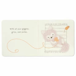 Hallmark MopTops Furry Cat Stuffed Animal With You Are So Fun Board Book -Outlet Hallmark Store MopTops Plush Cat Stuffed Animal Board Book 1KID1533 06