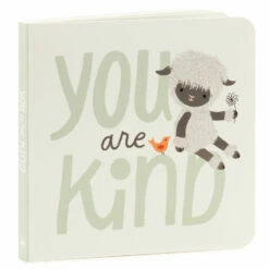 Hallmark MopTops Highland Sheep Stuffed Animal With You Are Kind Board Book -Outlet Hallmark Store MopTops Plush Sheep Stuffed Animal Board Book 1KID1535 04