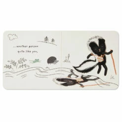 Hallmark MopTops Skunk Stuffed Animal With You Are Unique Board Book -Outlet Hallmark Store MopTops Plush Skunk Stuffed Animal and Board Book 1KID2082 06