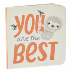 Hallmark MopTops Sloth Stuffed Animal With You Are The Best Board Book -Outlet Hallmark Store MopTops Plush Sloth Stuffed Animal and Board Book 1KID2083 04