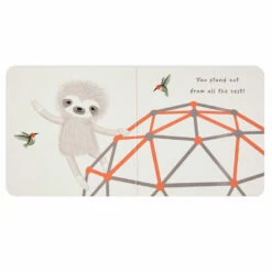 Hallmark MopTops Sloth Stuffed Animal With You Are The Best Board Book -Outlet Hallmark Store MopTops Plush Sloth Stuffed Animal and Board Book 1KID2083 06