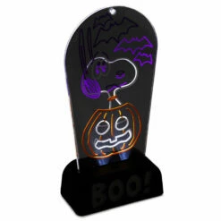 Hallmark Peanuts® Snoopy Boo! Light-Up Sign -Outlet Hallmark Store Peanuts Snoopy Boo LightUp Sign 1HGN1517 03