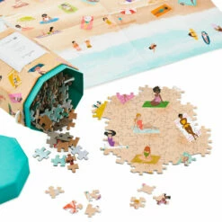 Hallmark Just Beachy 1,000-Piece Jigsaw Puzzle -Outlet Hallmark Store People on Beach 1000 Piece Jigsaw Puzzle 1PUZ1427 02