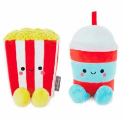Hallmark Better Together Popcorn And Slushie Magnetic Plush, 5" -Outlet Hallmark Store Popcorn and Slushie Magnetic Plush 1KID2090 03