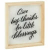 Hallmark Big Thanks Framed Quote Sign, 7x8