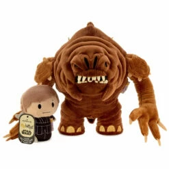 Hallmark Itty Bittys® Star Wars: Return Of The Jedi™ Luke Skywalker™ And Rancor™ Plush Collector Set Of 2 -Outlet Hallmark Store Star Wars Luke Skywalker and Rancor Plush itty bittys 1KDD2137 06