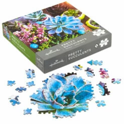 Hallmark Pretty Succulents 1,000-Piece Puzzle 3 Hallmark Pretty Succulents 1,000-Piece Puzzle -Outlet Hallmark Store Succulent Plants 1000Piece Puzzle 1PUZ1028 02