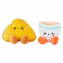 Hallmark Better Together Tomato Soup And Grilled Cheese Magnetic Plush, 5" -Outlet Hallmark Store Tomato Soup and Grilled Cheese Magnetic Plush 1KID2089 03