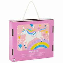 Hallmark Magical You 48-Piece Floor Puzzle -Outlet Hallmark Store Unicorn and Rainbow 48Piece Kids Floor Jigsaw Puzzle 1PUZ1435 03