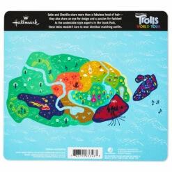 Hallmark Itty Bittys® DreamWorks Animation Trolls World Tour Satin And Chenille Plush, Set Of 2 -Outlet Hallmark Store itty bittys Trolls World Tour Satin Chenille Stuffed Animals Set 1KDD1982 04